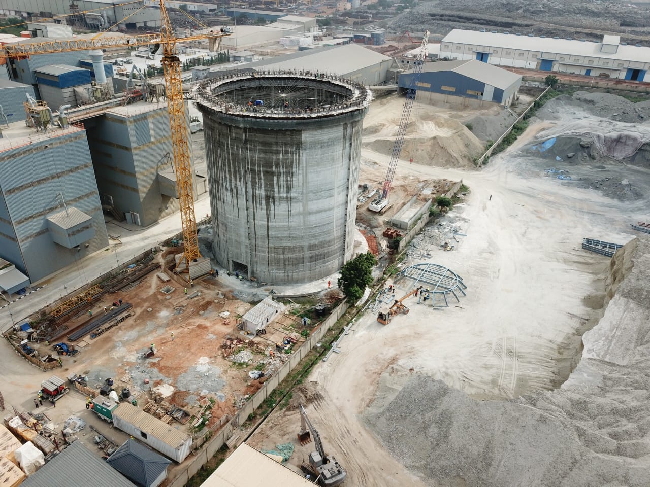 CIVIL CONSTRUCTION OF CIMAF GRINDING MILL, CEMENT SILO & CLINKER SILO @ TEMA, GHANA – WEST AFRICA